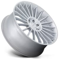 (clearance - no returns) 24x10 status venti gloss silver 5x130 35mm