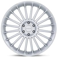 (clearance - no returns) 24x10 status venti gloss silver 5x120 35mm