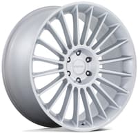 (clearance - no returns) 24x10 status venti gloss silver 5x120 35mm