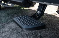 amp research 2019-2022 ram 1500 dt bedstep - black 75322-01a