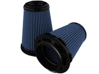 afe takeda intake replace air filter w/pro 5r media (pair) 3.5in f / 5in b / 3.5in t (inv) / 6in h tf-9029r-ma