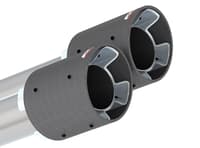 borla 16 - 22 chevy camaro v8 ss at/mt atak rear section exhaust with dual mode valves 11925cf