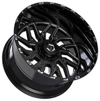 24x12 tis off-road 544bm gloss black milled (* may require trimming) 8x6.5/165 -51mm