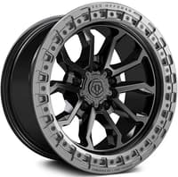17x9 tis off-road 556ba satin black w/ anthracite bead ring (5-lug) 5x5.5/139.7 -12mm
