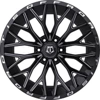 22x10 tis off-road 566bm gloss black milled (6-lug) 6x135 -19mm