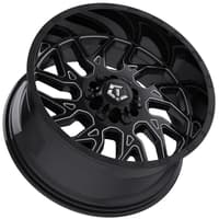 20x9 tis off-road 544bm 2.0 gloss black milled 6x135 6x5.5/139.7 17mm