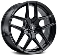 19x8.5 touren tr79 gloss black 5x115 35mm