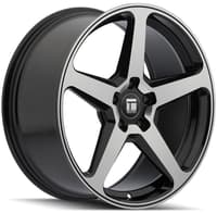 20x9 touren tf96 gloss black machined (flow formed) 5x112 35mm