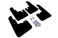 rally armor 2016-2018 toyota rav4 ur black mud flap w/ grey logo mf44-ur-blk/gry