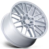 22x9 tsw tw001 daytona gloss silver (flow formed) 5x112 27mm