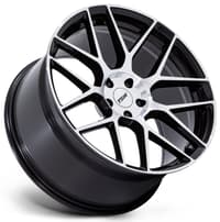 17x8 tsw tw002 lasarthe gloss black machined (flow formed) 5x112 35mm