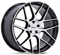 17x8 tsw tw002 lasarthe gloss black machined (flow formed) 5x112 45mm
