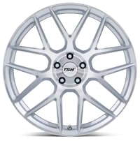 18x9.5 tsw tw002 lasarthe gloss silver machined (flow formed) 5x4.5/114.3 25mm