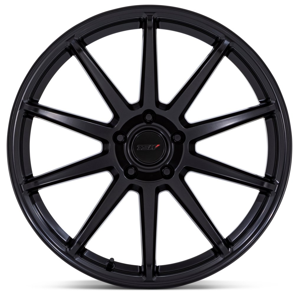 20x10.5 tsw tw004 canard matt black (flow formed) 5x112 30mm