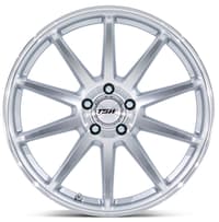 19x8.5 tsw tw004 canard gloss silver machined (flow formed) 5x112 32mm