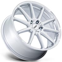19x8.5 tsw tw004 canard gloss silver machined (flow formed) 5x4.5/114.3 35mm