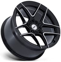 19x8.5 tsw tw008 slipstream gloss black machined (flow formed) 5x112 35mm