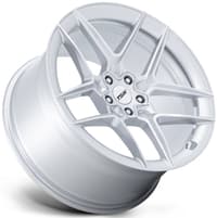 19x10.5 tsw tw008 slipstream gloss silver machined (flow formed) 5x4.5/114.3 43mm