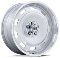 22x10.5 us mags uc143 scottsdale silver w/ diamond cut lip 5x5/127 0mm