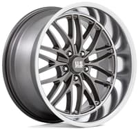 20x8.5 us mags u139 santa cruz anthracite w/ diamond cut lip 5x4.75/120.7 6mm