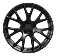 (on sale - no returns) 20x9.5 hellcat replica wheels satin black v1180b 5x115 18mm
