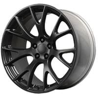 (on sale - no returns) 20x9.5 hellcat replica wheels satin black v1180b 5x115 18mm