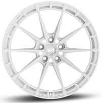 21x12 variant aure gloss white (full forged) (super deep concave) (custom)