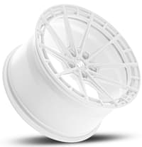 21x12 variant aure gloss white (full forged) (super deep concave) (custom)