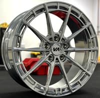 20x11 variant aure chrome powdercoated (full forged) (deep concave) (custom)