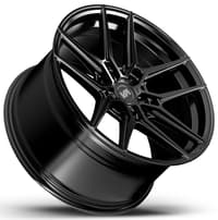 (huge savings) 20x9 variant helium semi-gloss black (cold forged) (custom)