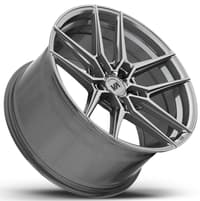 (huge savings) 19x11 variant helium gloss gunmetal (cold forged) (custom)