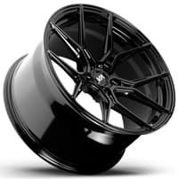 20x11 variant nysa gloss black (full forged) (deep concave) (custom)