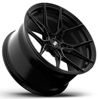 20x9 variant nysa satin black (full forged) (custom)
