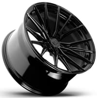20x9 variant rian gloss black (full forged) (custom)