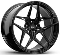 19x11 variant zeno gloss black (deep concave) (full forged) (custom)