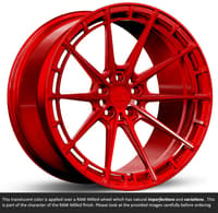 19x11 variant aure raw blood red (full forged) (super deep concave) (custom)