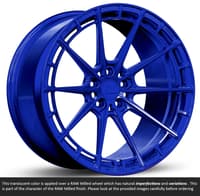 19x11 variant aure raw illusion blue (full forged) (deep concave) (custom)