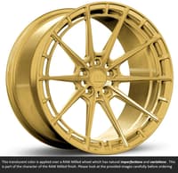 19x11 variant aure raw spun gold (full forged) (super deep concave) (custom)