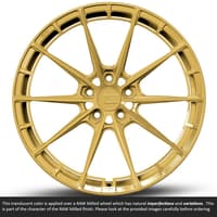 19x11 variant aure raw spun gold (full forged) (deep concave) (custom)