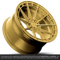 19x11 variant aure raw spun gold (full forged) (deep concave) (custom)