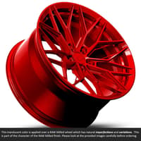 20x11 variant maxim raw blood red (full forged) (deep concave) (custom)