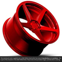 19x10 variant sena raw blood red (full forged) (deep concave) (custom)