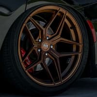 (huge savings) 20x9 variant xenon brushed bronze (cold forged) (custom)
