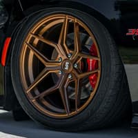 (huge savings) 20x9 variant xenon brushed bronze (cold forged) (custom)