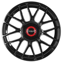 17x8 versus vs22 gloss black w/ red cap 5x112 5x120 35mm
