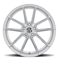 (clearance - no returns) 18x11 victor equipment zuffen silver w/ brushed face (rotary forged) 5x130 55mm