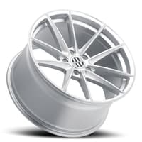 (clearance - no returns) 19x10.5 victor equipment zuffen silver w/ brushed face (rotary forged) 5x130 55mm