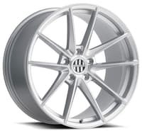 (clearance - no returns) 19x10 victor equipment zuffen silver w/ brushed face (rotary forged) 5x130 50mm