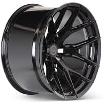 22x12 vossen hf6-4 gloss black (6-lug) (hybrid forged) (ultra deep concave) 6x135 -44mm