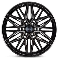 24x10 vossen hf6-5 gloss black tinted (hybrid forged) (deep concave) 6x5.5/139.7 35mm
